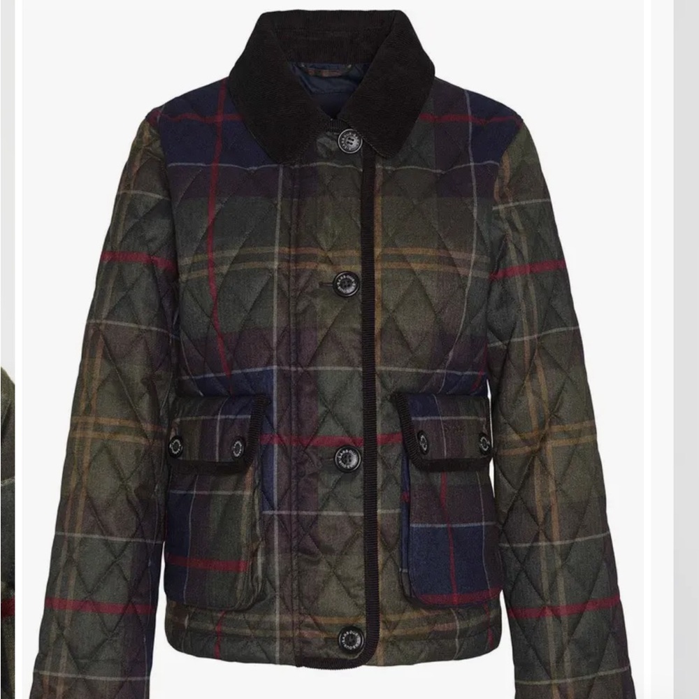 ISO Barbour louden quilted tartan Plaid barn Jacket